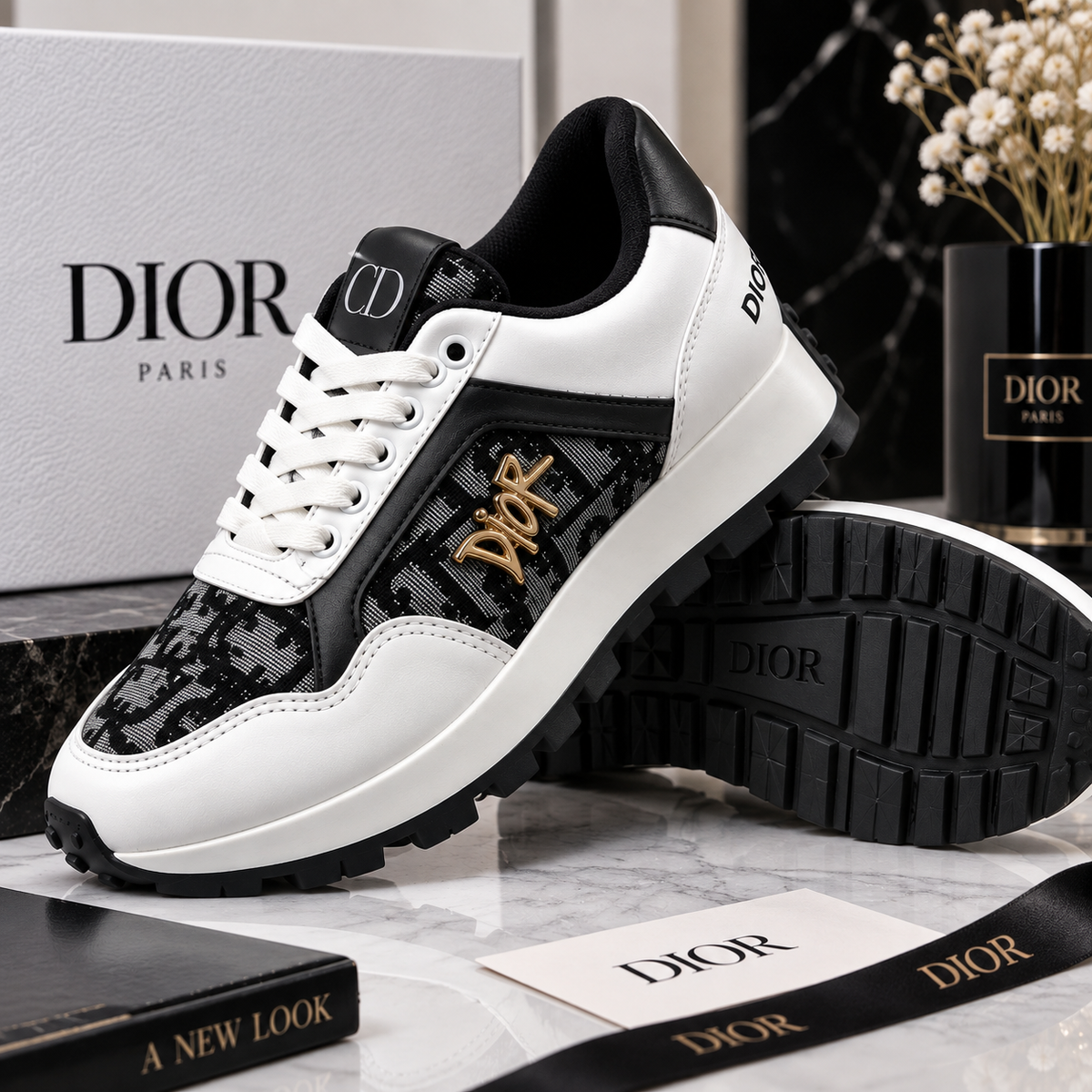 Dior-Style shoes  – Black & White