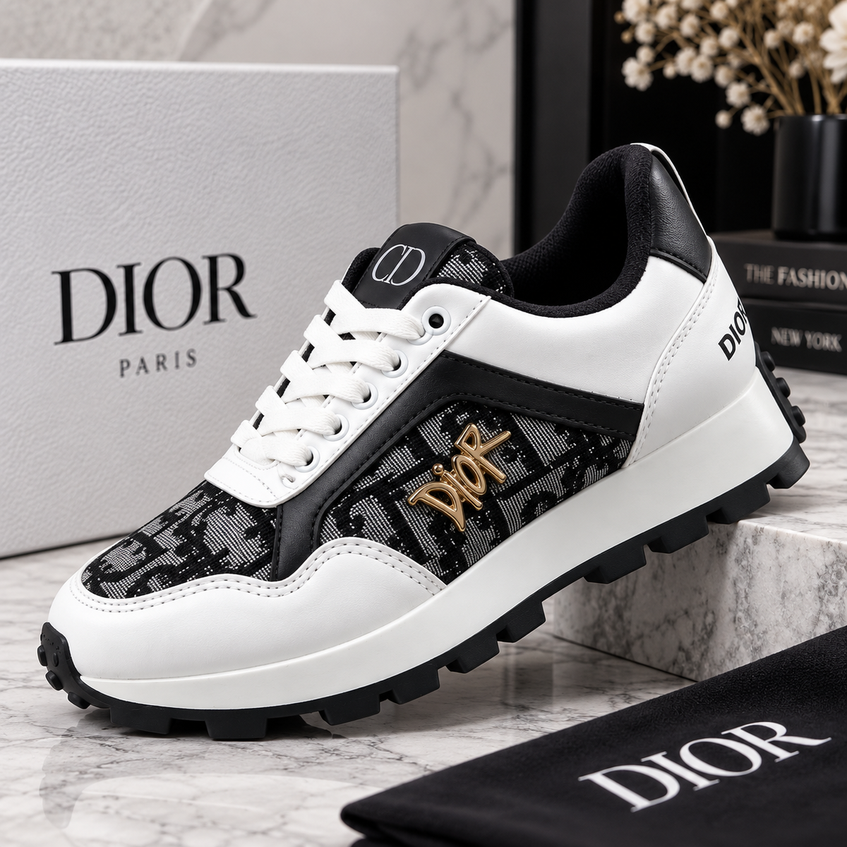 Dior-Style shoes  – Black & White