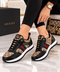 Black & Beige Women's Luxury Shoes