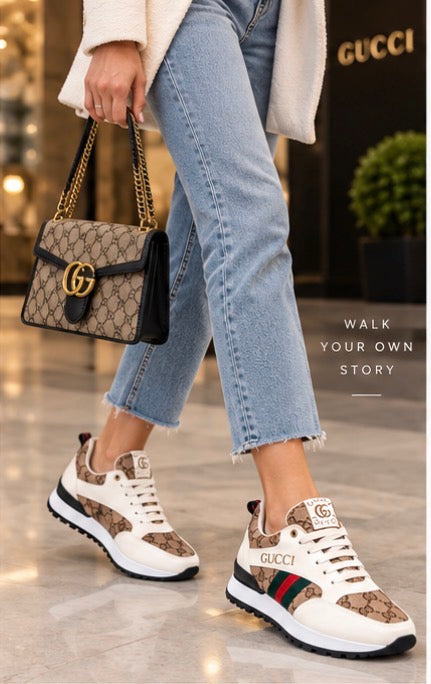 Women’s Premium Fashion Sneakers – Luxury Style & Comfort