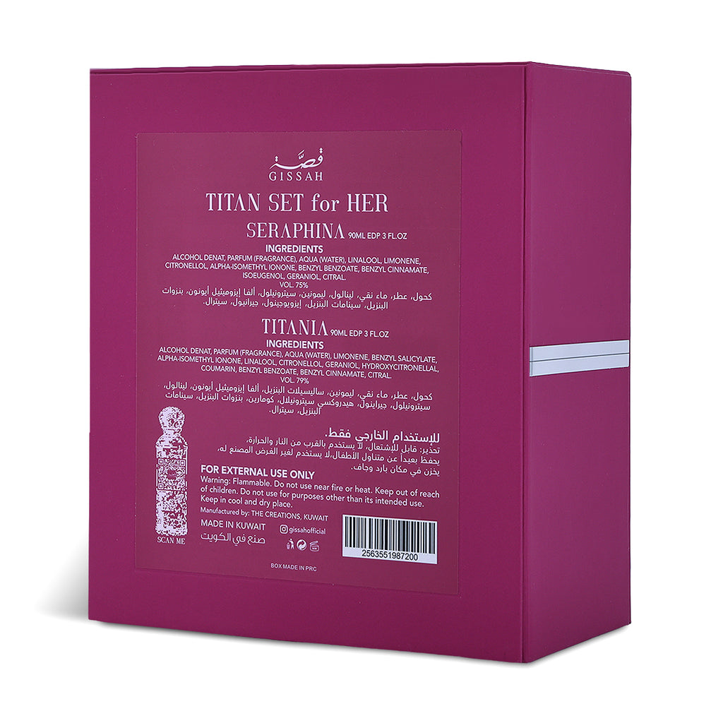 Titan Her Gift Set 2 x 90ml By Gissah