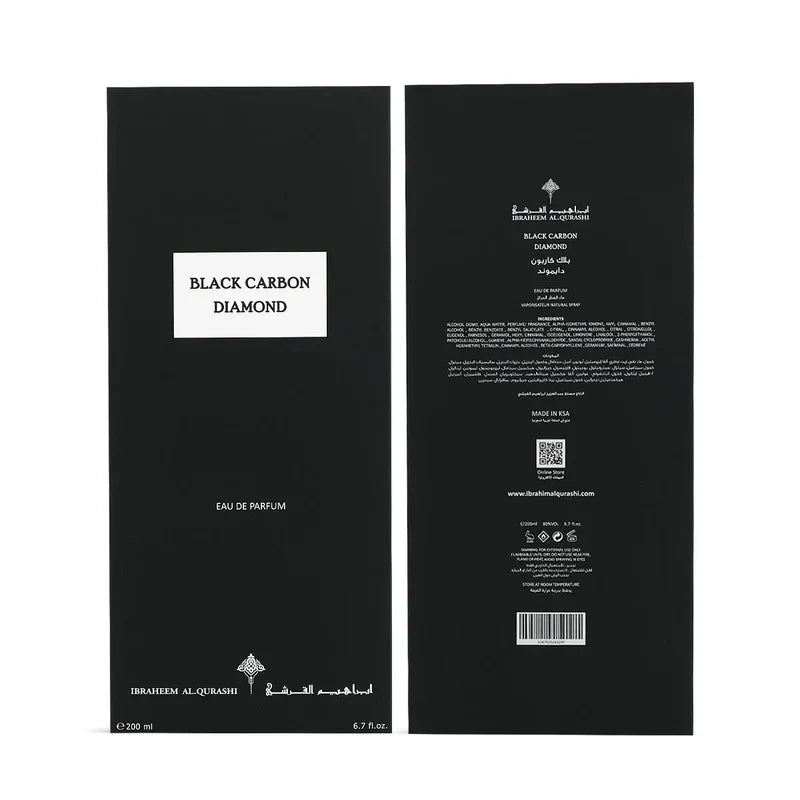 Black Carbon Diamond EDP 150ml by Ibrahim Al Qurashi